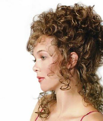 Victorian Lady Wig Gibson Girl Soft Bang Curly Marie Antoinette Queen Elizabeth