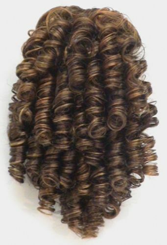 11" Medium Spiral Curls Curly Hair Ponytail Hairpiece Drawstring Shirley Temple